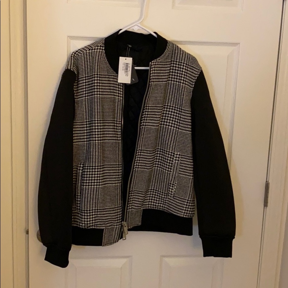 Armani Exchange Herringbone Bomber Jacket